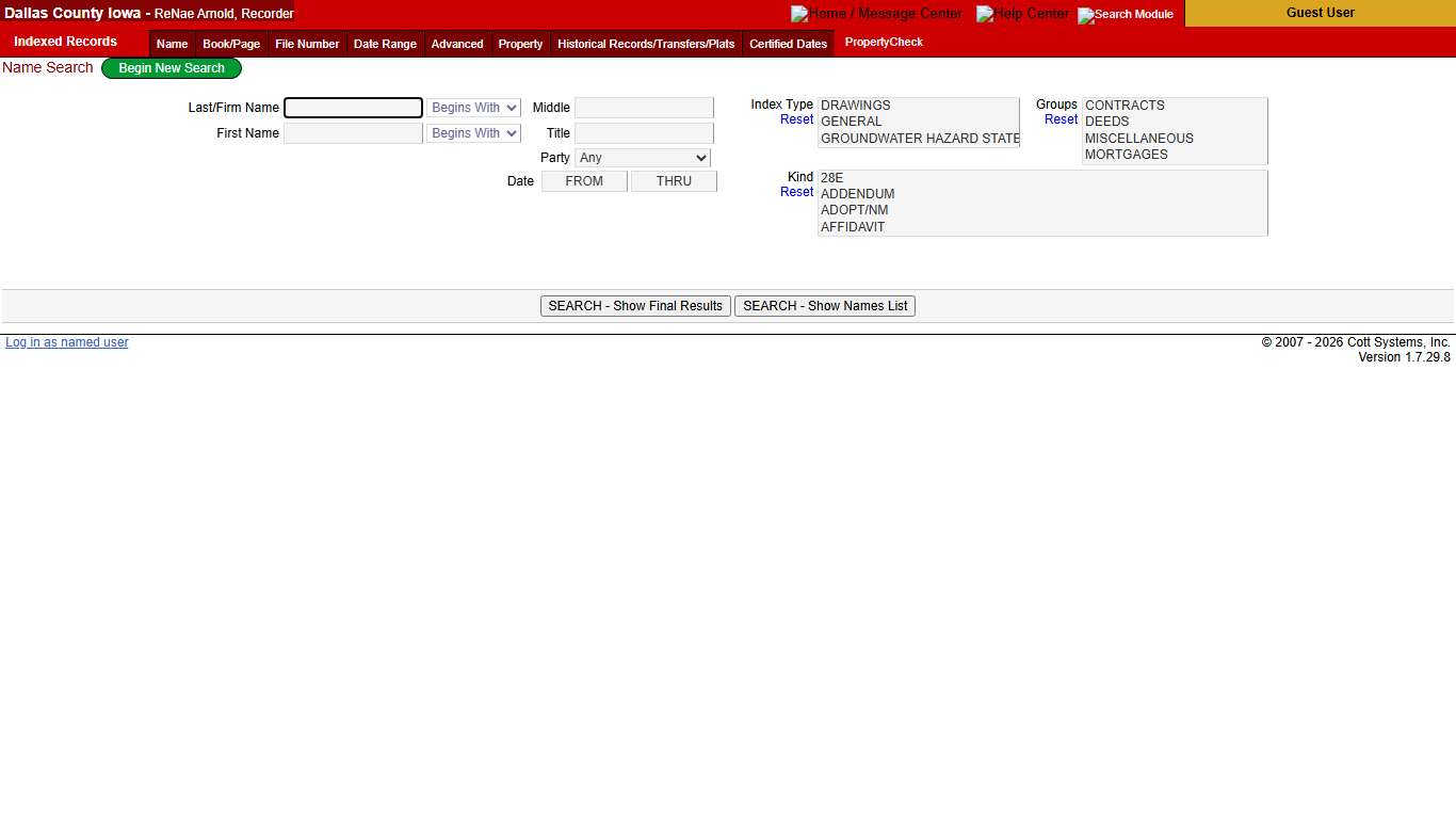 eSearch | Name Search